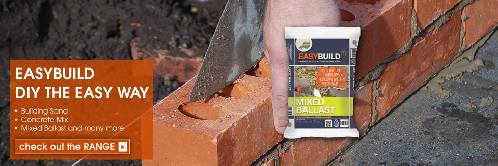 EasyBuild - DIY the easy way - Building Sand, Concrete Mix, Mixed Ballast and many more